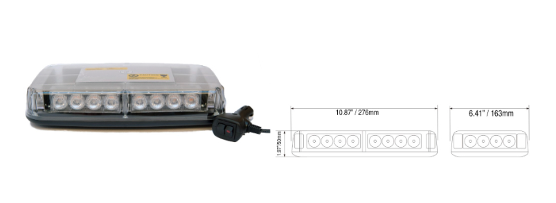 Alt Enterprises F2410100 Mini Strobe Lightbar