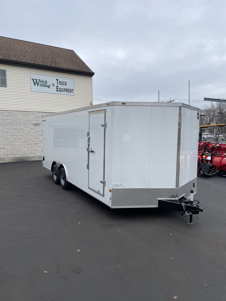 Wells Cargo 8.5 x 20 White Fast Trac Trailer