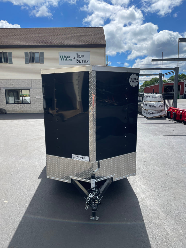 Wells Cargo 5 x 8 Black Fast Trac Trailer