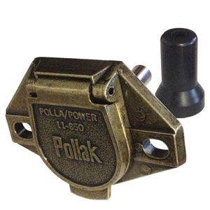 Pollak 11-851 Single Pole Vehicle End Connector - Welch Welding & Truck Equipment