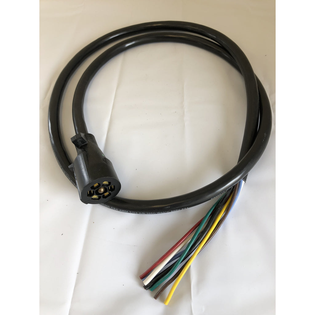 7-Way Trailer cord w/ 6 Ft Cable 