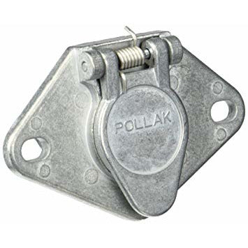 Pollak 11-404 4-Way Vehicle End Trailer Connector - Welch Welding & Truck Equipment